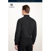 imageHISDERN 101C Mens Dress Shirts Long Sleeve Easy Care Quick Dry Breathable Regular Fit Formal Business Casual S4XLBlack
