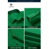 imageHISDERN 101C Mens Dress Shirts Long Sleeve Easy Care Quick Dry Breathable Regular Fit Formal Business Casual S4XLEmerald Green