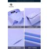 imageHISDERN 101C Mens Dress Shirts Long Sleeve Easy Care Quick Dry Breathable Regular Fit Formal Business Casual S4XLLavender