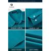 imageHISDERN 101C Mens Dress Shirts Long Sleeve Easy Care Quick Dry Breathable Regular Fit Formal Business Casual S4XLLight Teal