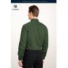 imageHISDERN 101C Mens Dress Shirts Long Sleeve Easy Care Quick Dry Breathable Regular Fit Formal Business Casual S4XLOlive Green