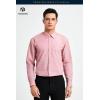imageHISDERN 101C Mens Dress Shirts Long Sleeve Easy Care Quick Dry Breathable Regular Fit Formal Business Casual S4XLRose Pink