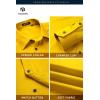 imageHISDERN 101C Mens Dress Shirts Long Sleeve Easy Care Quick Dry Breathable Regular Fit Formal Business Casual S4XLYellow