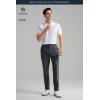 imageHISDERN Flex 301 Mens Stretch Golf Pants 30quot32quot Quick Dry Lightweight Beathable Comfy for Business and CasualIron Grey