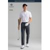 imageHISDERN Flex 301 Mens Stretch Golf Pants 30quot32quot Quick Dry Lightweight Beathable Comfy for Business and CasualIron Grey