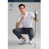 imageHISDERN Flex 301 Mens Stretch Golf Pants 30quot32quot Quick Dry Lightweight Beathable Comfy for Business and CasualIron Grey