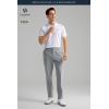 imageHISDERN Flex 301 Mens Stretch Golf Pants 30quot32quot Quick Dry Lightweight Beathable Comfy for Business and CasualLight Grey
