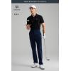 imageHISDERN Flex 301 Mens Stretch Golf Pants 30quot32quot Quick Dry Lightweight Beathable Comfy for Business and CasualNavy Blue