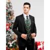 imageHISDERN Mens Christmas Suit Vest Funny Holiday Dress Vests Tie and Pocket Square Set for Men Xmas Festival PartyBlack Christmas
