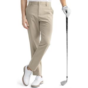 imageHISDERN Flex 301 Mens Stretch Golf Pants 30quot32quot Quick Dry Lightweight Beathable Comfy for Business and CasualKhaki