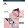 imageHISDERN Mens Business Dress Shirts Long Sleeve Casual Button Down Shirt Formal Inner Collar Contrast Shirt for Men WeddingDusty Pink  Paisley