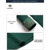imageHISDERN Mens Business Dress Shirts Long Sleeve Casual Button Down Shirt Formal Inner Collar Contrast Shirt for Men WeddingGreen  Chriatmas