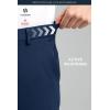 imageHISDERN Heat 701 Mens Thermal Golf Pants Stretch 30quot32quot No Iron Comfy for Winter Business Casual with Utility PocketNavy Blue