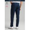 imageHISDERN Heat 701 Mens Thermal Golf Pants Stretch 30quot32quot No Iron Comfy for Winter Business Casual with Utility PocketNavy Blue