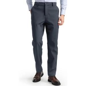 imageHISDERN Heat 701 Mens Thermal Golf Pants Stretch 30quot32quot No Iron Comfy for Winter Business Casual with Utility PocketIron Grey