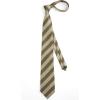 imageHISDERN Mens Tie Set Stripe Plaid Ties with Pocket Square Cufflinks Formal Business Silk Necktie Handkerchief for MenKhaki