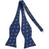 imageHISDERN Bow Ties for Men Self Tie Animal Bowties Pocket Square Woven Silk Fun Bowtie Handkerchief Set for Wedding PartyGrapeNavy Blue