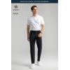 imageHISDERN Flex 503 Mens Slim Fit Golf Pants 30quot32quot34quot No Iron Stretch Quick Dry for Business Work Casual with 5 PocketBlack