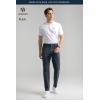 imageHISDERN Flex 503 Mens Slim Fit Golf Pants 30quot32quot34quot No Iron Stretch Quick Dry for Business Work Casual with 5 PocketDusty Blue