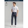 imageHISDERN Flex 503 Mens Slim Fit Golf Pants 30quot32quot34quot No Iron Stretch Quick Dry for Business Work Casual with 5 PocketDusty Blue
