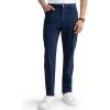 imageHISDERN Flex 503 Mens Slim Fit Golf Pants 30quot32quot34quot No Iron Stretch Quick Dry for Business Work Casual with 5 PocketNavy Blue