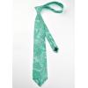 imageHISDERN Ties for Men Paisley Floral Mens Ties and Pocket Square Cufflinks Set Classic Business Necktie HandkerchiefB2 Mint Green