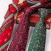 imageHISDERN Christmas Ties for Men Holiday Tie and Pocket Square Set Lot 3 PCS Tie Pack Gift Box Neckties ampamp HandkerchiefMulticolor