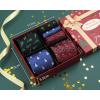 imageHISDERN Christmas Ties for Men Holiday Tie and Pocket Square Set Lot 3 PCS Tie Pack Gift Box Neckties ampamp HandkerchiefT5s2