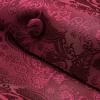 imageHISDERN V301 Mens 3PCS Formal Vest Set Slim Fit Jacquard Waistcoat with Paisley Floral Pattern for Wedding Prom PartyBurgundyN1