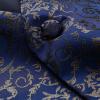 imageHISDERN V301 Mens 3PCS Formal Vest Set Slim Fit Jacquard Waistcoat with Paisley Floral Pattern for Wedding Prom PartyNavyN