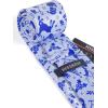 imageHISDERN Christmas Ties for Men Holiday Festival Funny Tie and Pocket Square Set Vacation Xmas Party Necktie HandkerchiefC9 Blue  Reindeer