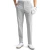 imageHISDERN Flex 501 Mens No Iron Dress Pants Golf Pants 30quot32quot Stretch Quick Dry for Business Work Casual with 5 PocketLight Grey