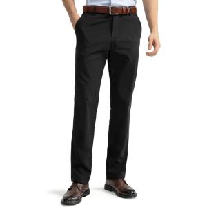 imageHISDERN Flex 501 Mens No Iron Dress Pants Golf Pants 30quot32quot Stretch Quick Dry for Business Work Casual with 5 PocketBlack