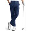 imageHISDERN Flex 301 Mens Stretch Golf Pants 30quot32quot Lightweight Quick Dry Comfy for Business and Casual with Utility PocketNavy Blue