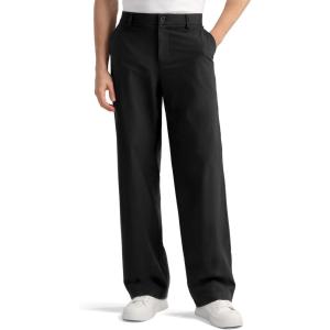 imageHISDERN Flex 505 Mens Relaxed Fit Golf Pants No Iron 30quot32quot Loose Fit Stretch Quick Dry for Daily Casual with 5 PocketBlack