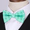 image:imageHISDERN Bow Ties for Boys Pre Tied Toddler Bow Tie Adjustable Kids Bowties Clip On Fun Patterned Bowties for Wedding PartyAqua Floral