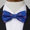image:imageHISDERN Bow Ties for Boys Pre Tied Toddler Bow Tie Adjustable Kids Bowties Clip On Fun Patterned Bowties for Wedding PartyBlue3