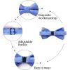 image:imageHISDERN Bow Ties for Boys Pre Tied Toddler Bow Tie Adjustable Kids Bowties Clip On Fun Patterned Bowties for Wedding PartyBlueflipflop