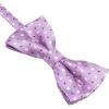 image:imageHISDERN Bow Ties for Boys Pre Tied Toddler Bow Tie Adjustable Kids Bowties Clip On Fun Patterned Bowties for Wedding PartyLight Pink