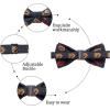 image:imageHISDERN Bow Ties for Boys Pre Tied Toddler Bow Tie Adjustable Kids Bowties Clip On Fun Patterned Bowties for Wedding PartyNavy Bluepumpkin