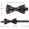 image:imageHISDERN Bow Ties for Boys Pre Tied Toddler Bow Tie Adjustable Kids Bowties Clip On Fun Patterned Bowties for Wedding PartyNavy Bluepumpkin