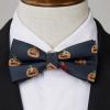 image:imageHISDERN Bow Ties for Boys Pre Tied Toddler Bow Tie Adjustable Kids Bowties Clip On Fun Patterned Bowties for Wedding PartyNavy Bluepumpkin