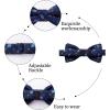 image:imageHISDERN Bow Ties for Boys Pre Tied Toddler Bow Tie Adjustable Kids Bowties Clip On Fun Patterned Bowties for Wedding PartyNavy Bluestar  Planet