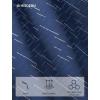 image:imageHISDERN Ties for Men Silk Stripe Plaid Tie Pocket Square Cufflinks Set Classic Necktie Formal Wedding BusinessNavy Blue