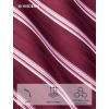 image:imageHISDERN Ties for Men Silk Stripe Plaid Tie Pocket Square Cufflinks Set Classic Necktie Formal Wedding BusinessRed