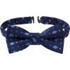 image:imageHISDERN Bow Ties for Boys Pre Tied Toddler Bow Tie Adjustable Kids Bowties Clip On Fun Patterned Bowties for Wedding PartyNavy Bluestar  Planet