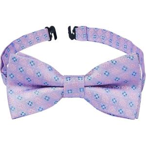 image:imageHISDERN Bow Ties for Boys Pre Tied Toddler Bow Tie Adjustable Kids Bowties Clip On Fun Patterned Bowties for Wedding PartyPurple  Floarl
