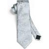 image:imageHISDERN Paisley Ties for Men Solid Tie Handkerchief Floral Mens Necktie amp Pocket Square Set Wedding Classic Mens TiesA1silver Gray