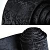 image:imageHISDERN Paisley Ties for Men Solid Tie Handkerchief Floral Mens Necktie amp Pocket Square Set Wedding Classic Mens TiesD1black