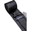 image:imageHISDERN Paisley Ties for Men Solid Tie Handkerchief Floral Mens Necktie amp Pocket Square Set Wedding Classic Mens TiesD2black